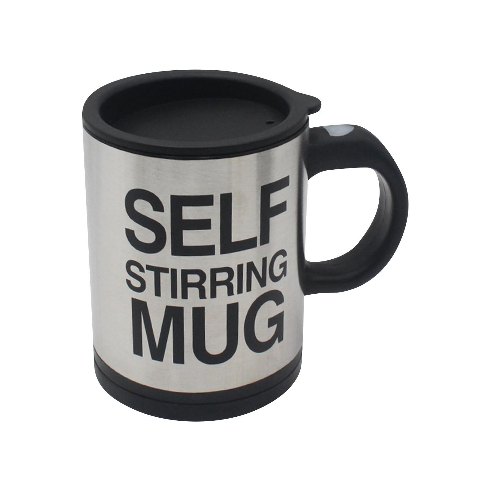 Automatic Magnetic Stirring Coffee Mug Milk Mug Stirring Cup Temperature Resistant Leak Resistant Coffee Electric Mug чёрный