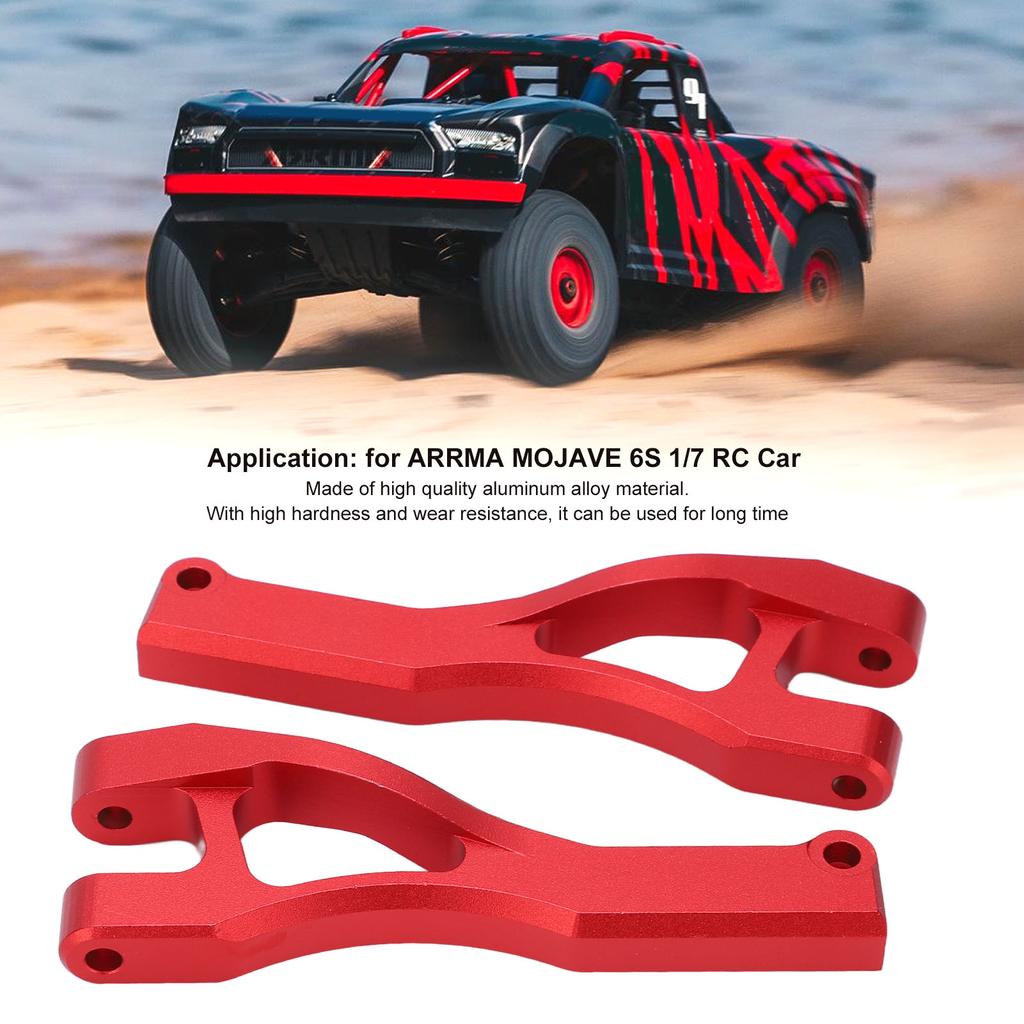 1 Pair Aluminum Alloy Front Upper Swing Arm for   MOJAVE 6S 1Celsius7 RC Car Upgrade Parts