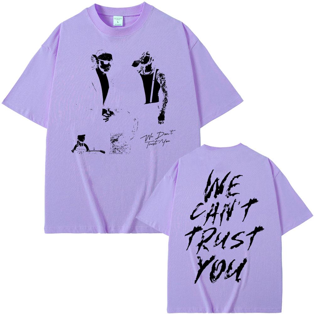 Rapper Future & Metro Boomin 2024 Nové hiphopové album We Don't Trust You Grafické tričko Pánské Dámské Ležérní O-výstřih Nadměrná trička