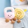 Dumbbell Kettlebell Barbell Plush Pendant Mini Gym Charm Soft Floppy Toy Desk Accessories Safe Kids Play Companion