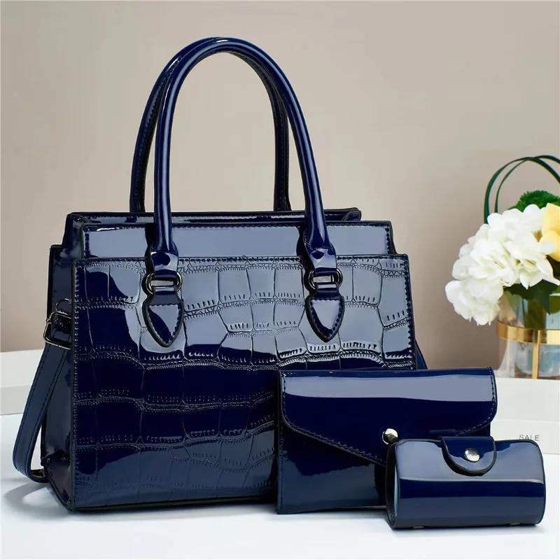 Luxury Brand Designer Women'S Handbag High-Quality Crocodile Pattern Shoulder Bag Fashionable New Versatile Crossbody Bag Women