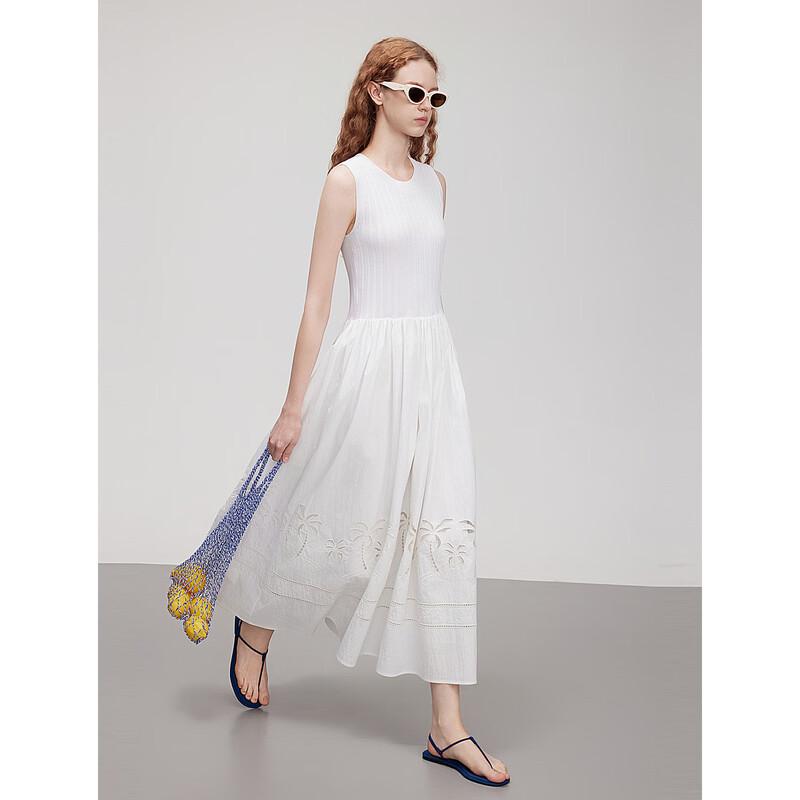 ELLE Elegant Sleeveless A-Line Dress