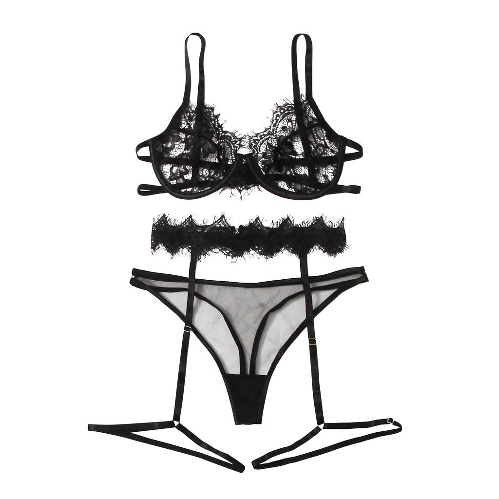 New Sexy Fashion Lace Lingerie Underwear Sleepwear G-string Pajamas Garter