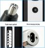 Barbeador Elétrico Multifuncional Masculino 7003: Aparador de Nariz e Cabelo 4 em 1 Recarregável por USB, Cortador, Aparador de Sobrancelhas.
