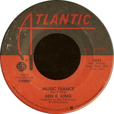 7inch Record BEN E. KING - Music Trance 3635 Atlantic 1979 US Soul/Funk Used