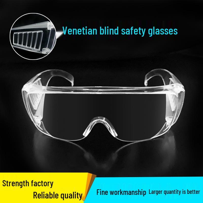 

Прозрачные очки-жалюзи высокой четкости: Ветрозащитные, Брызгозащитные, Защитные очки для велоспорта и промышленной защиты