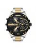 Oversized 57 Mm Chronograph Watch for Men – Multisection Steel Dial, Bold Statement Timepiece for Night Out, Streetwear & Big Statement –DZ7459