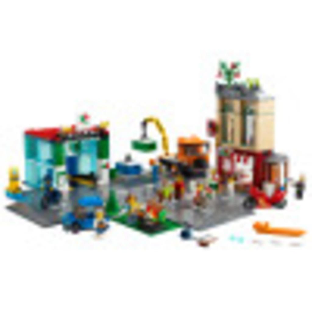 LEGO City Town Center 60292 Building Cool Building Toy for New 2021 Kit; Kids, (790 Pieces)