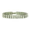 European Fashion Hips Hops 8inch 8mm Double Rows Iced Out Bling Bling Rhinestone Tennis Chain Bracelet