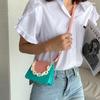 Summer Contrast Mini Bag 2023 New One Shoulder Trend Crossbody Bag Chain Small Square Bag