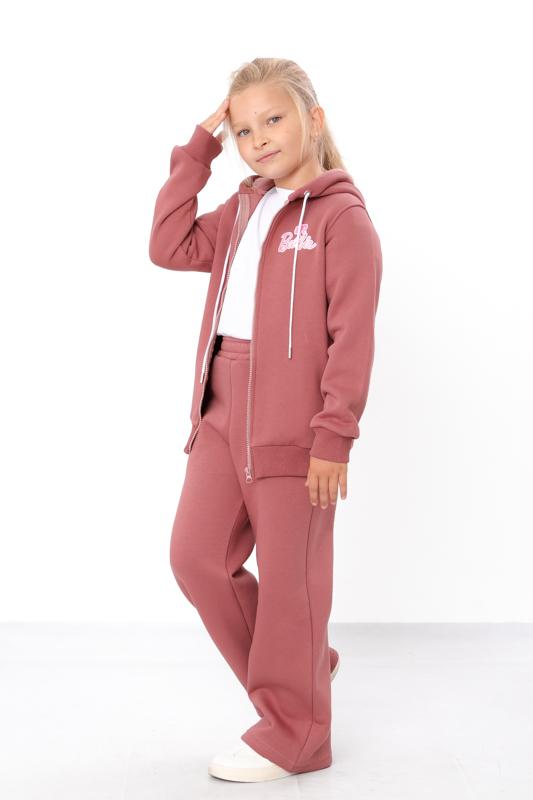 Pants – Girls' Palazzo Casual Loose Fit, Soft Fabric & Elastic Waist, Winter 6437-025 HC