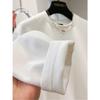 2026 Spring Women's Loose Casual Solid Color Long Sleeve Round Neck T-shirt