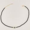 Natural Black Crystal Cat Neck Chain, Light Luxury Niche Temperament Versatile 14K Gold Necklace, Light Luxury Collarbone Chain for Women
