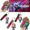 Yp429 Galaxy Guardians Silicone Keychain Movie Souvenir Car Key Chain Bag Pendant Gift