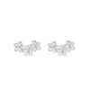 TG993# Small Flower Earring Hook (Copper Plated Silver)