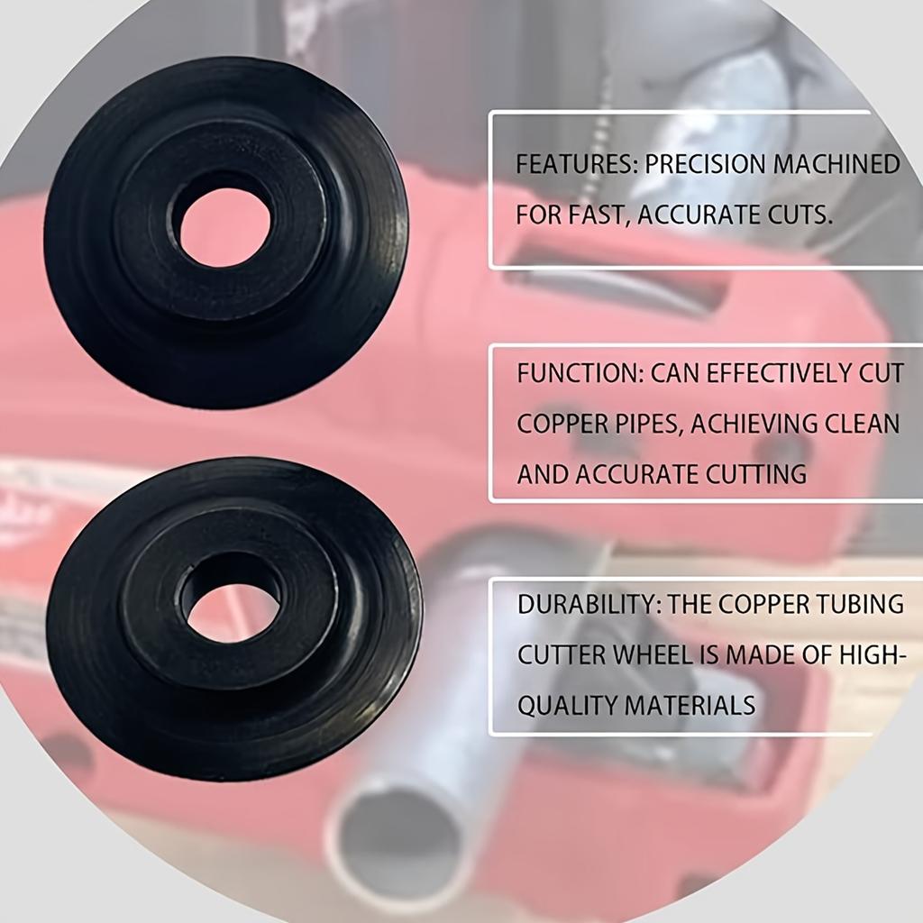 1/3 Stück Ersatzrad, Ersatzrad für Rohrschneider, Kupferrohrschneider, Rohrschneiderklinge, Ersatzrad für Schlauchschneider
