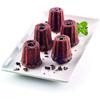 Red 18-Cavity Non-Stick Silicone Mini Canelé Mold Ice Cube Tray Cake Pan DIY Cookie Chocolate Mousse Pudding Mold Baking Tool