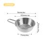 304 Nerezová miska na korejskou kuchyni pro domácnost s rukojetí Misky na rýžové víno Omáčka Kořenící pokrm Servírování jídla Kuchyňské nádobí