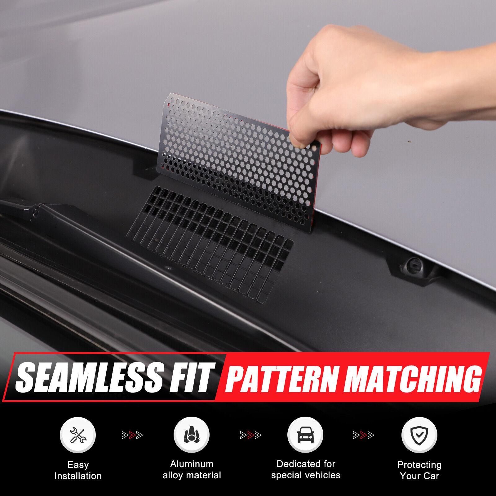 Накладка на решетку вентиляционного отверстия капота из нержавеющей стали для Subaru Forester SK -24