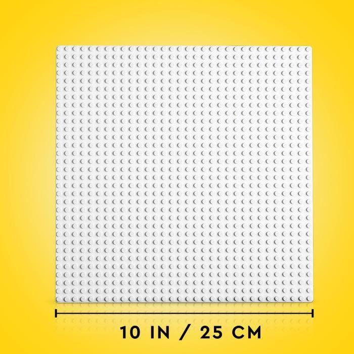 LEGO® 11026 Classic The White Building Plate 32x32, Base Pedestal for Construction, Assembly and Display