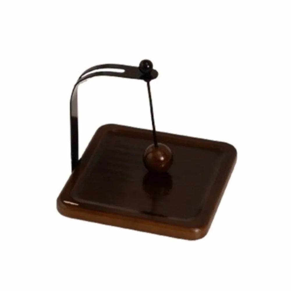 Solid Wood Cafe Napkin Holder Creative Flat Serviette Dispenser Square Base Party Decor Napkin Display Rack Tabletop