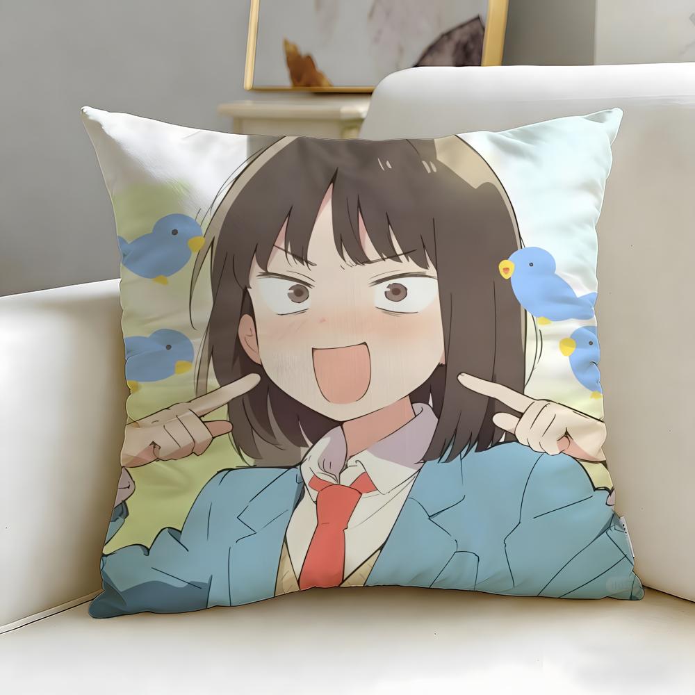 popular anime Skip and Loafer Cushion Cover Soft & Easy-Wash Pillow Case – Versatile for Couch, Bed, Travel and Office