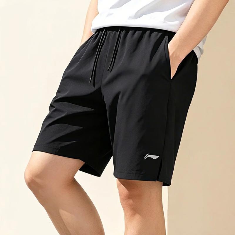 LI-NING Men's Quick-Dry Breathable Summer Sports Shorts