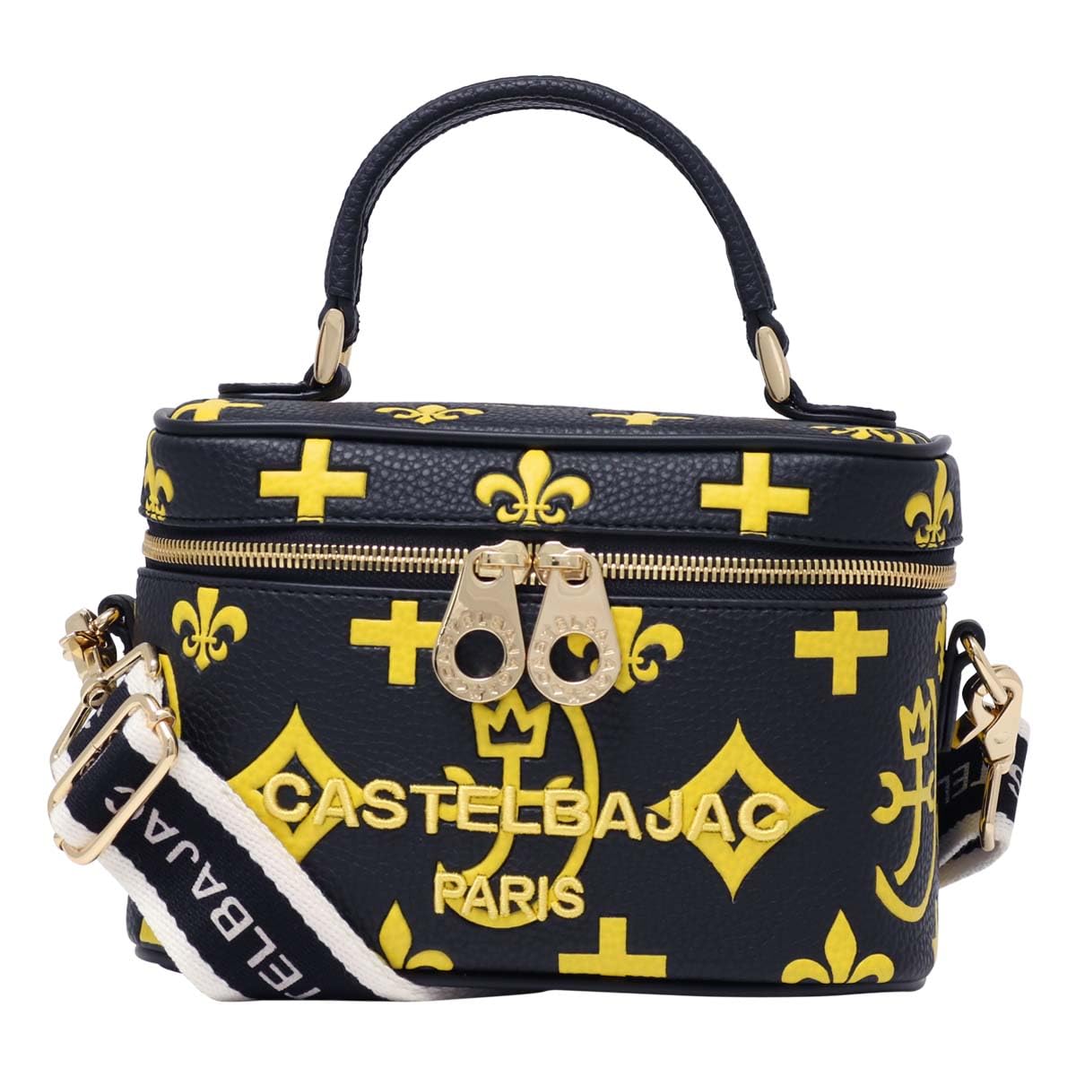 

Shoulder Bag Water Repellent 068133 Claire Vanity Bag Vanity Pouch Lightweight Yellow [Castelbajac] Women s [11]