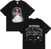 Summer Hit Singer TINI Futttura's Album Pop Music Gothic 2025 Summer Print 100% Pure Cotton Fashion Loose Casual T-shirt
