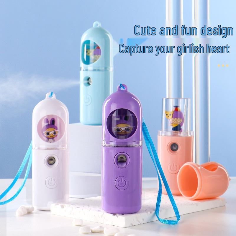 Portable Rechargeable Nano Spray Hydrator: Handheld Facial Steamer & Pet Disinfection Device