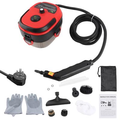 1500W Portable Handheld Steam Cleaner 105 Celsius  High Temperature Steam Deep Cleaning Machine with Removable Water