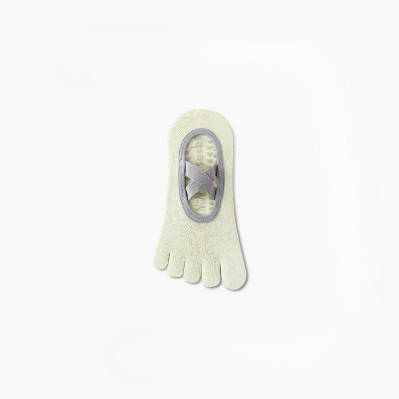 Summer Five-finger Yoga Socks, Anti-slip Indoor Sports Fitness Pilates Training Socks with Separate Toes