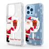 Santa Claus Gift Magnetic iPhone 15/16/17 Pro Max Transparent Full-Cover Phone Case