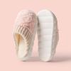 Cotton slippers winter new non-slip thick-soled fluffy slippers thermal shoes indoor home slippers