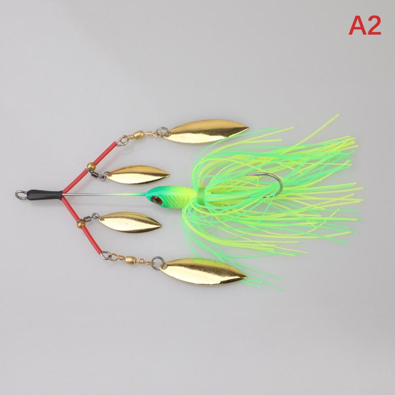 23g Noisy Buzz Rotating Blade Bubble Vibration Tandem Spin Willow Bass Trout Perch Pike Lunker Spinner Baits Hard Fishing Lure