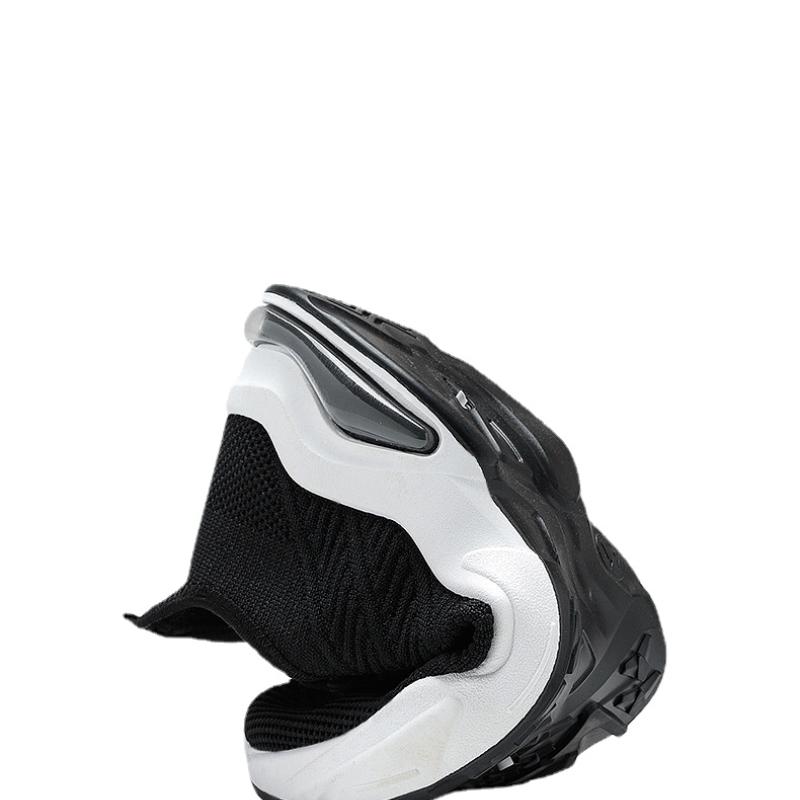 Men Safety Casual Shoes Breathable Mesh Sneakers Comfortable Walking Footwear Male Running Sport Shoes Lace Up Walking Shoe