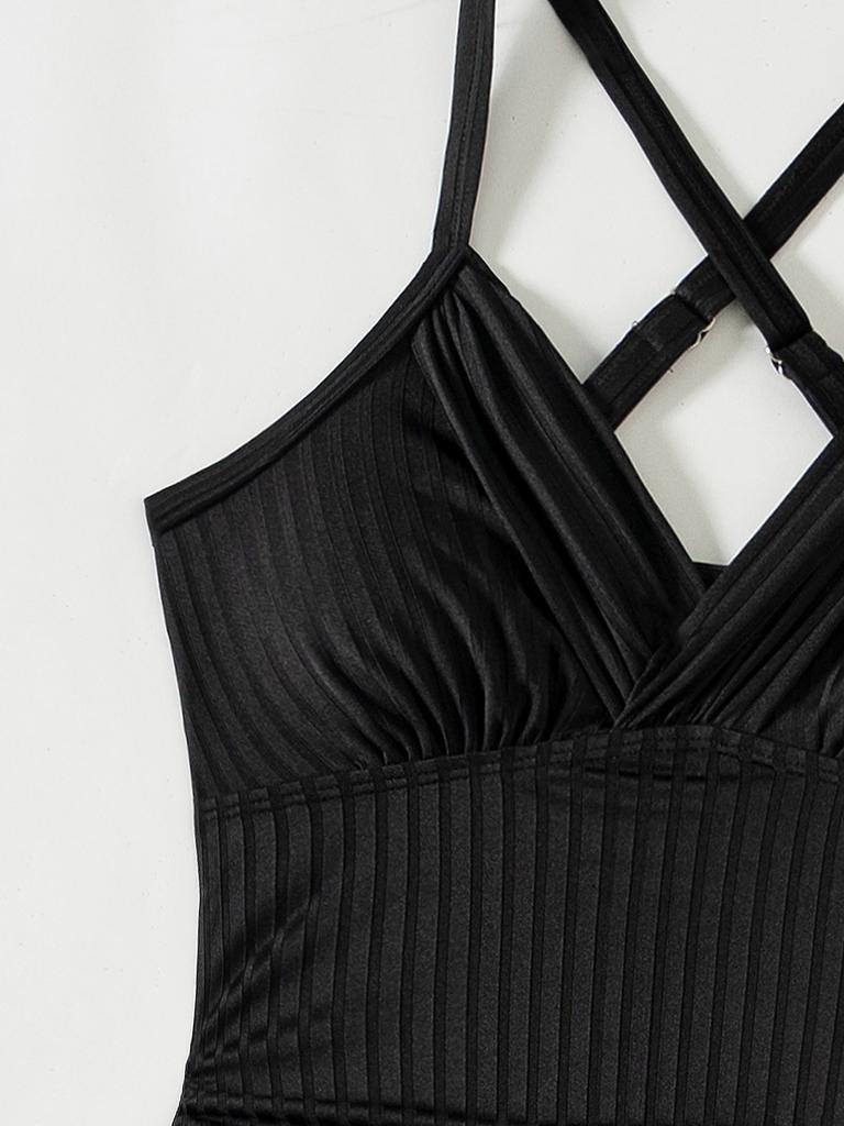 Women's Printed Tankini High Waist Split Boxer Shorts Plus Size Bikini