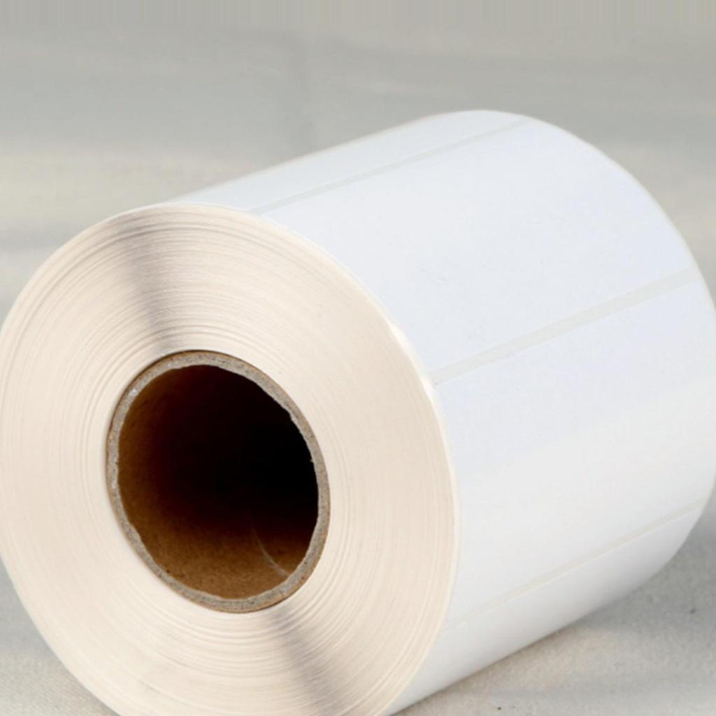 Copperplate 100x100mm Self-Adhesive Barcode Label Paper for Logistics, 500 Sheets per Box