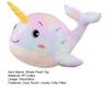 30/50cm Whale Plush Toy Fluffy PP Cotton Lovely Animal Doll Plushies Bedroom Decoration Soft Touch Stuffed Sea Animal Doll Toy Plush Pillow Birthday