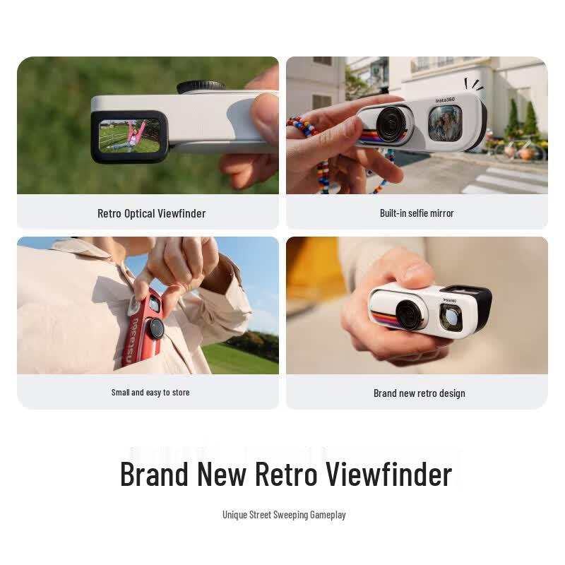 Insta360 GO 3S Retro Player Limited Edition 4K Thumb Action Camera (CN version)