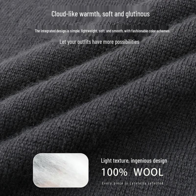 SNOWFLYING Women's Seamless 100% Wool Knit Sweater Vest