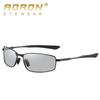 aoron Metal Frame Photochromic Polarized Sunglasses for Men Women Fashion Sports Driving Fishing Glasses UV400