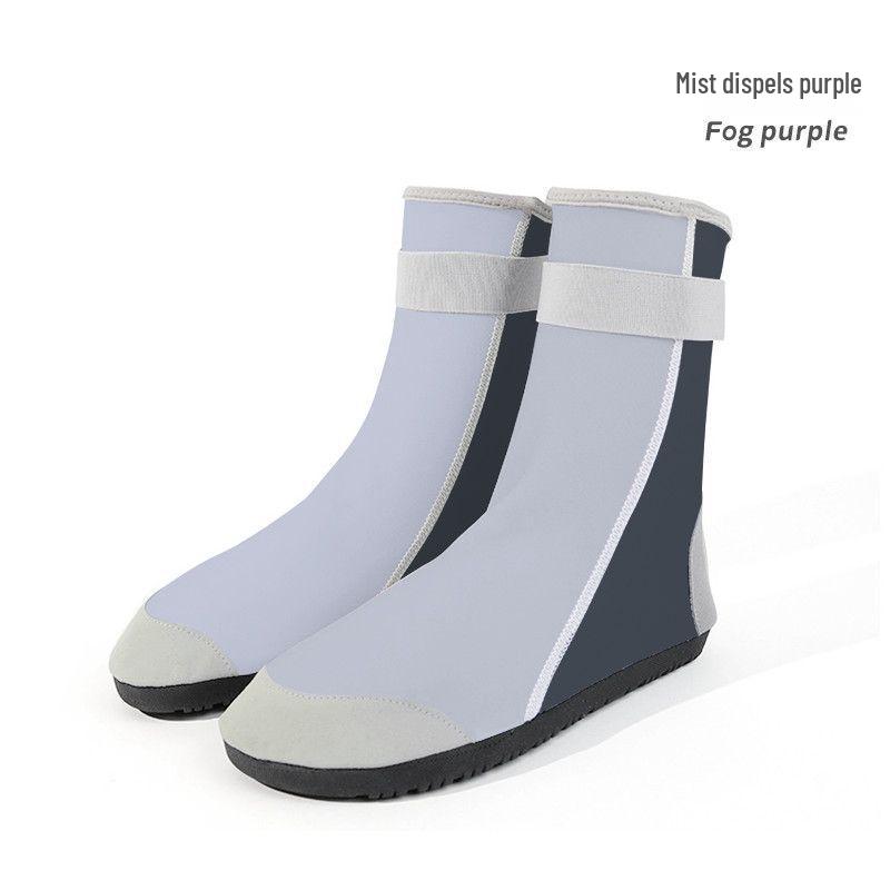 Unisex Quick-Dry Non-Slip Beach & Yoga High-Top Shoes: Soft, Cut-Resistant, Ideal for Swimming & Wading.
