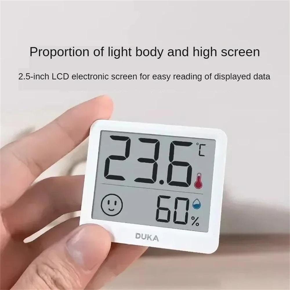 Digital Thermometer Hygrometer with 2.5 Inch LCD Screen Mini Indoor Outdoor Humidity Temperature Meter Gauge for Home Garden