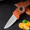 Portable Rotary Knife Meat Cleaver Kitchen Boning Cutter Household Fruit Vegtable Knife Pocket Knife BBQ Cooking Chef Knife