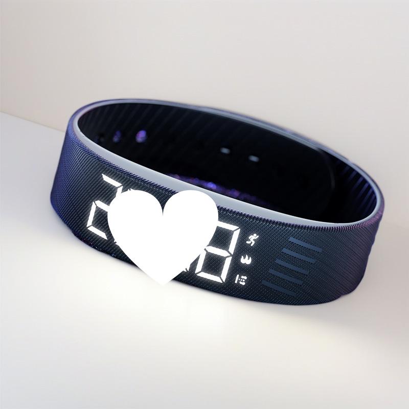 Multifunctional Smart Sports Watch: Stylish, Silent Vibration, Waterproof, Children's Alarm Clock Bracelet.