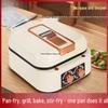New Model Multi-Functional Electric Pancake Maker: Double-Sided Heating Crepe Maker and Frying Pan with Deepened Enlarged Baking Surface.