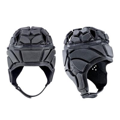 Verstellbarer Rugby EVA-gepolsterter Kopfschutz Fußball Torwart Weicher Kopfschutzhelm Protektor für Unisex Kinder Jugend Erwachsene