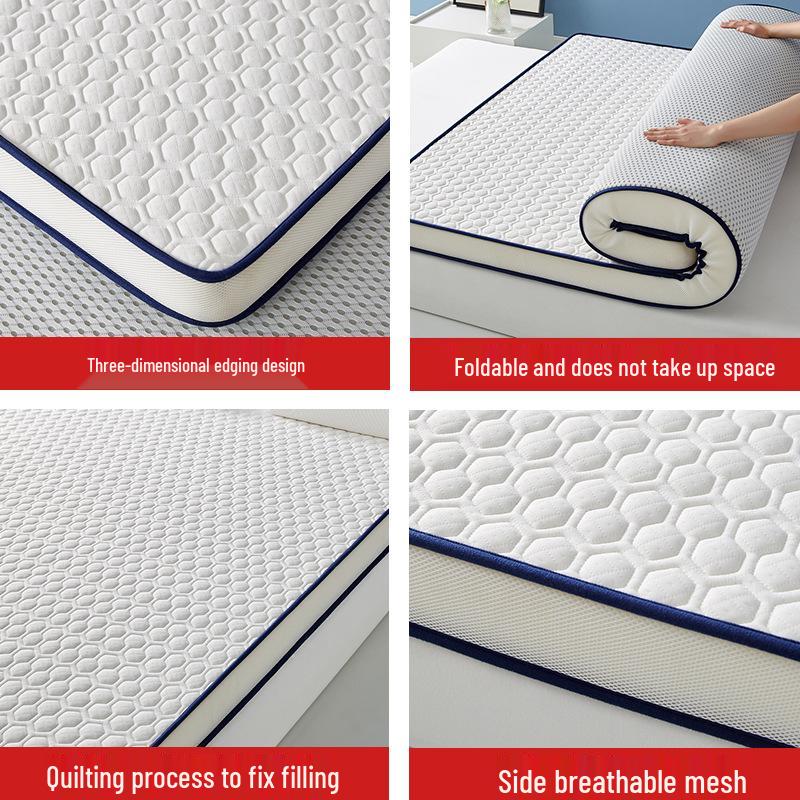 Latex Mattress Topper for Dorms and Rentals - Single-Person Tatami Sponge Pad