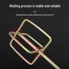 Stainless Steel Multi-use Mixing Rod for Cement, Paint, and Mortar - Compatible with Electric, Hammer, and Impact Drills